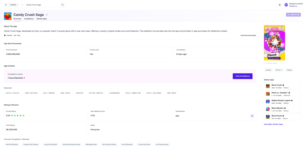DeepSee.io Launches Mobile and CTV App Signals Android App Overview