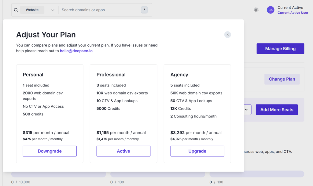 How to Upgrade Your Plan