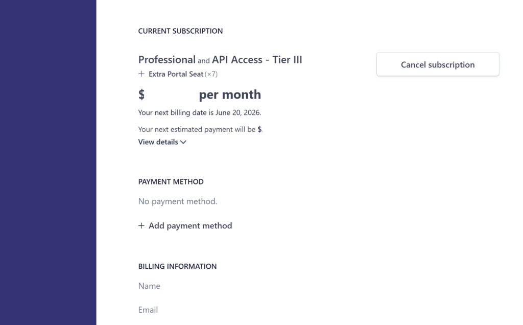 How to Manage Billing