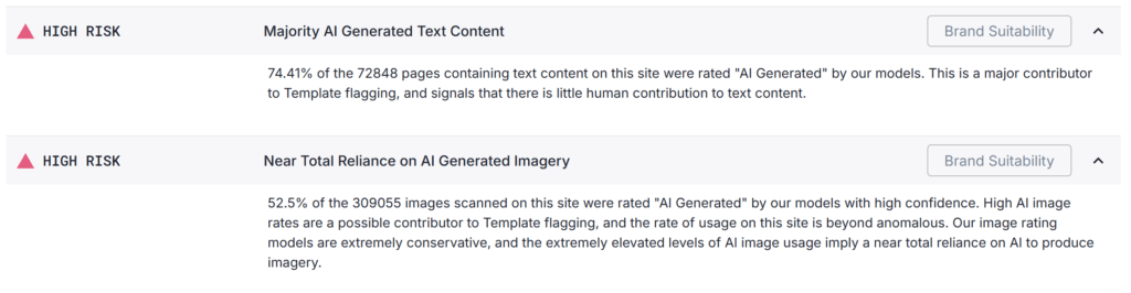 High AI Text & Images